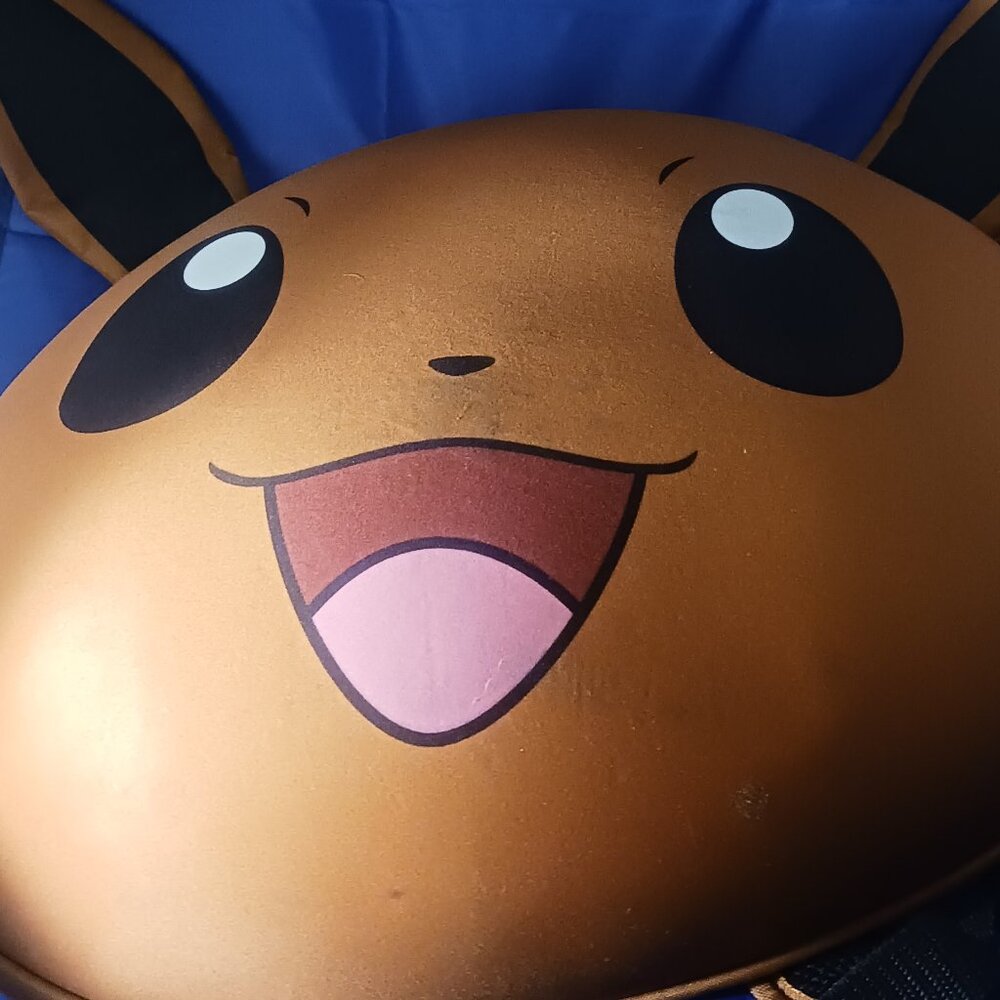 Pokemon Eevee Character 3D Moulded Large Oversize School Game Backpack w/ Ears